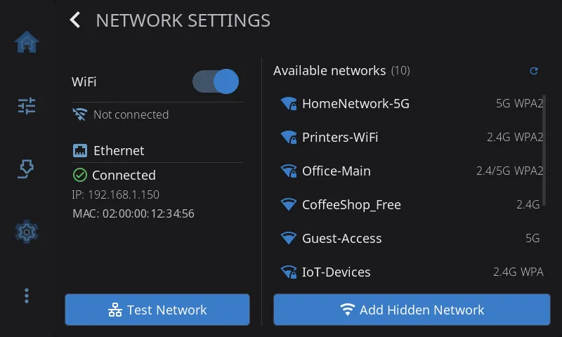 Network Settings