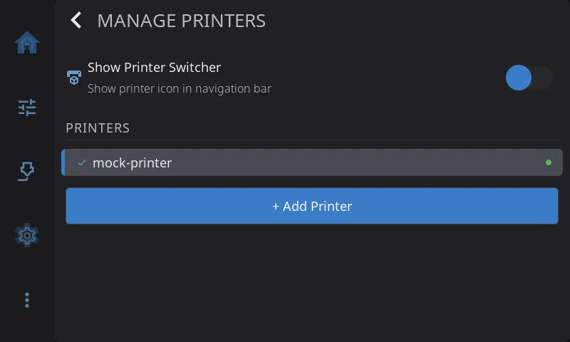 Manage Printers