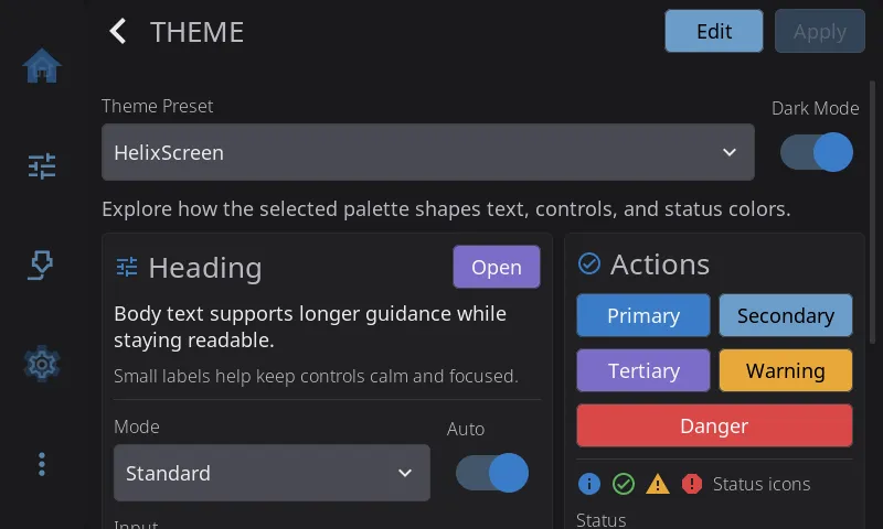 The theme explorer