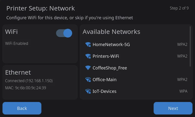 WiFi Setup